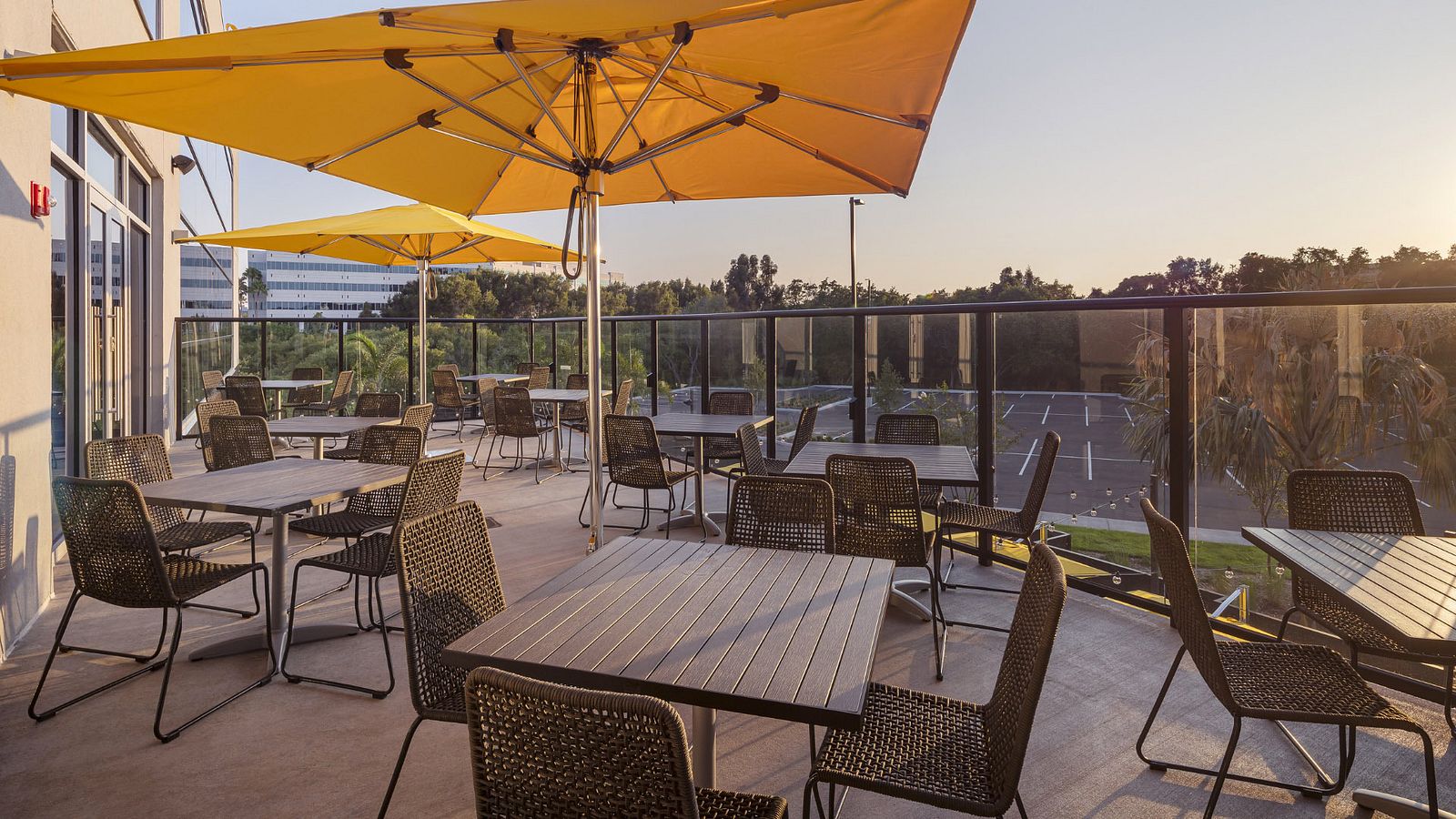 Veranda Overlooking Outdoor Patio
