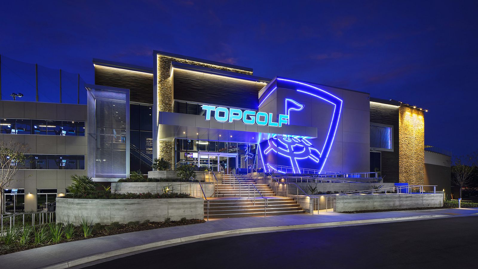 Exterior of Topgolf Jacksonville