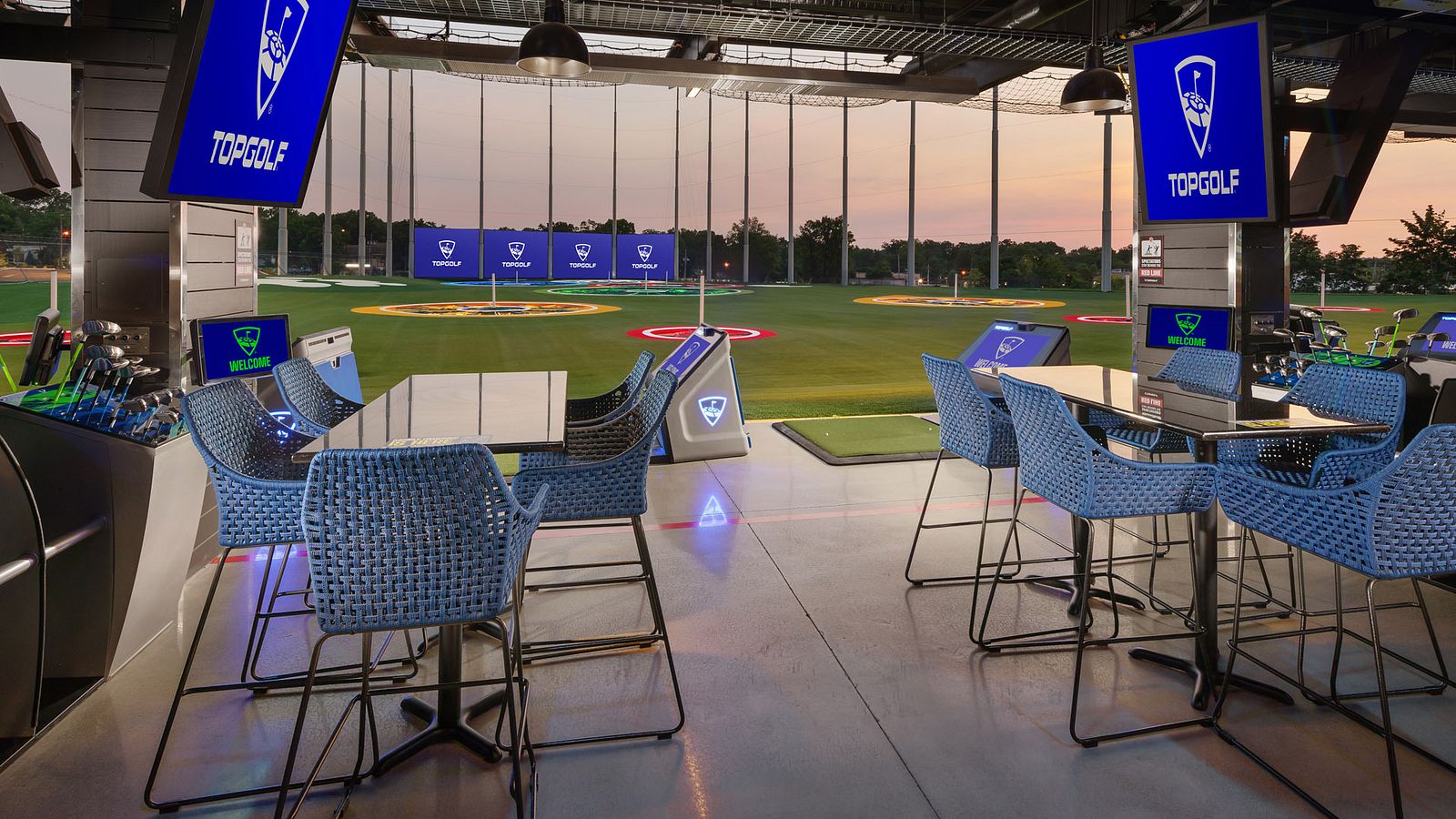 Hitting Bays and Seating