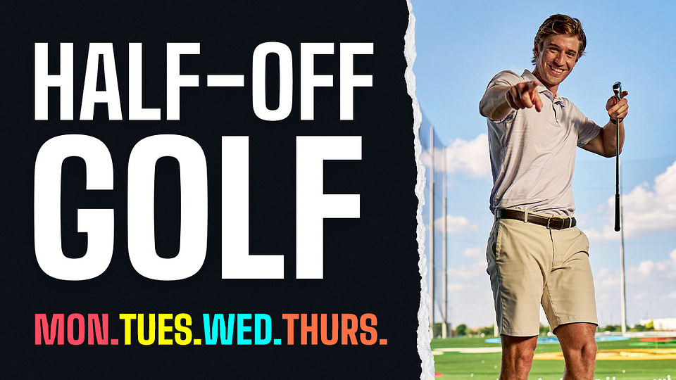 Half-Off Golf is Back by Popular Demand