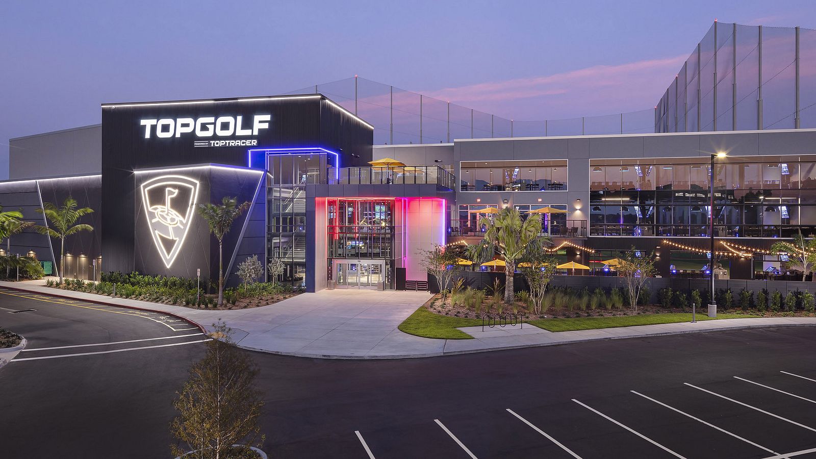 Exterior of Topgolf St. Petersburg