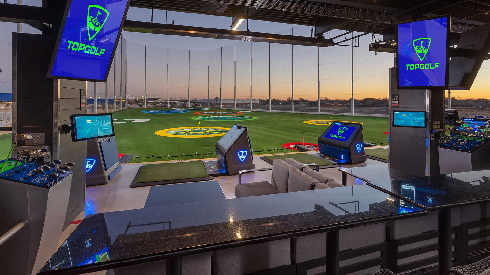 Hitting Bays and Seating